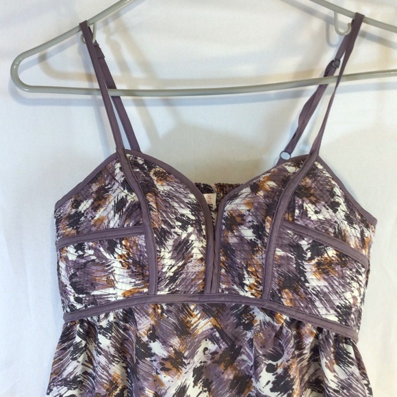 Xhilaration Boho Y2K Babydoll Cami Top Medium Abstract Print • Fairycore Indie - Picture 3 of 8
